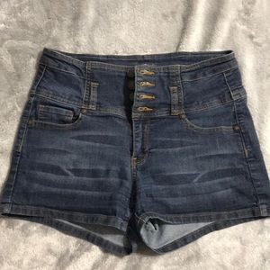 High waisted shorts